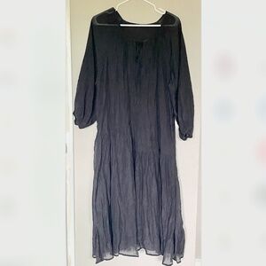 Flowy Black Summer Dress